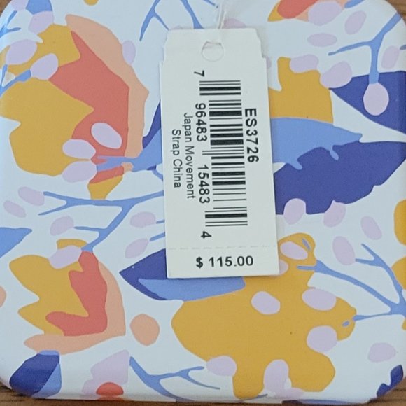 ❣️HP❣️ FOSSIL Riley mult-function coral dial stainless steel ladies watch. NWOT - Picture 6 of 9